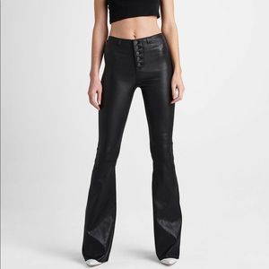 🆕 Hudson Jodi Flare Leather Pants